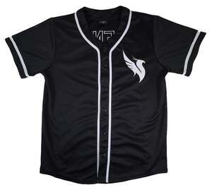 Illenium #3 Baseball Jersey Mens Medium Black White Embroidered EDM Rave